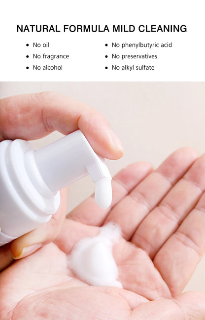 Nathumana 60ml yelus Extension Шампуа Musse ® Lashing Thoam for Fly yewes, safe & no-rriting Makeup Tool