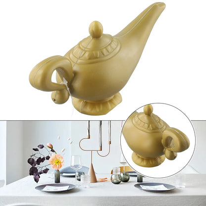 Aladdin Genie Lamp Prop - Vintage Decorative Teapot, Retro Magic Lamp Ornament на Хэллоуин, рождественское и вечернее украшение