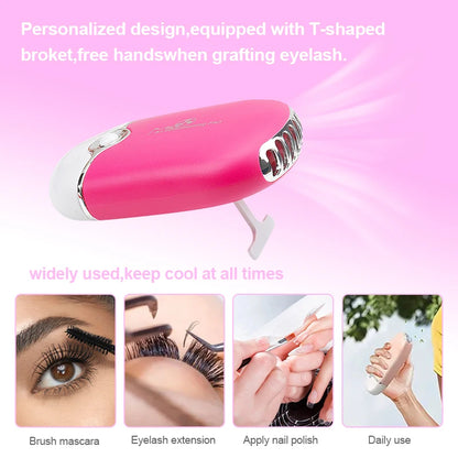 MASSA USB Mini-Lashes Fann – Сухожилие с быстродействующими респираторами, Инструмент расширения респираторной системы для профессионального макияжа