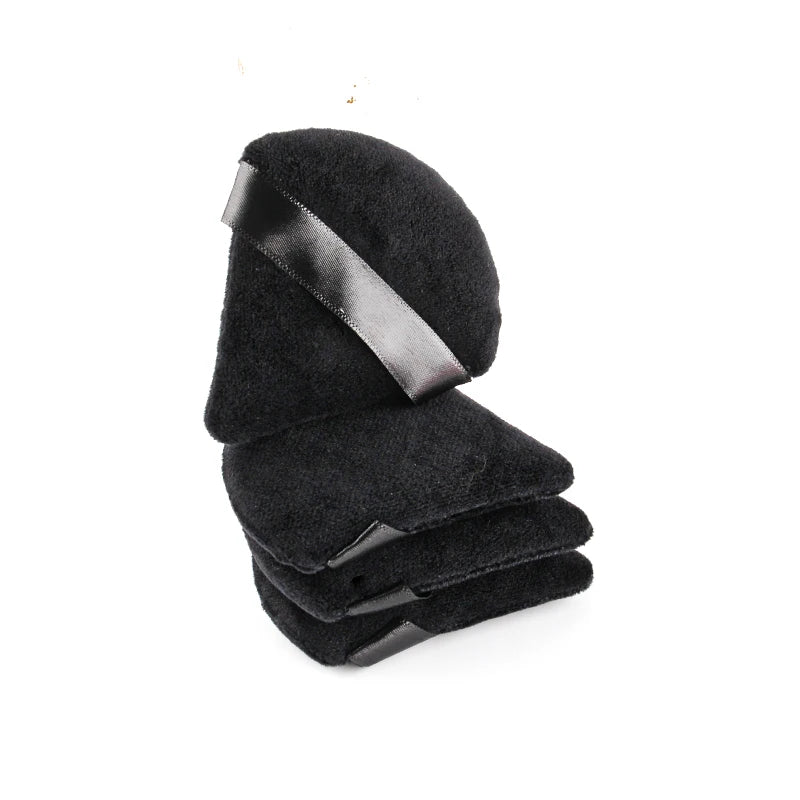 SHIDISHANGIN Triangle Velvet Powder Puff – Многоразовая косметическая губка, Mini Cotton Mappup Puff for Foundation, Eyeshow и Beature Tools (1/2/3/6pc)