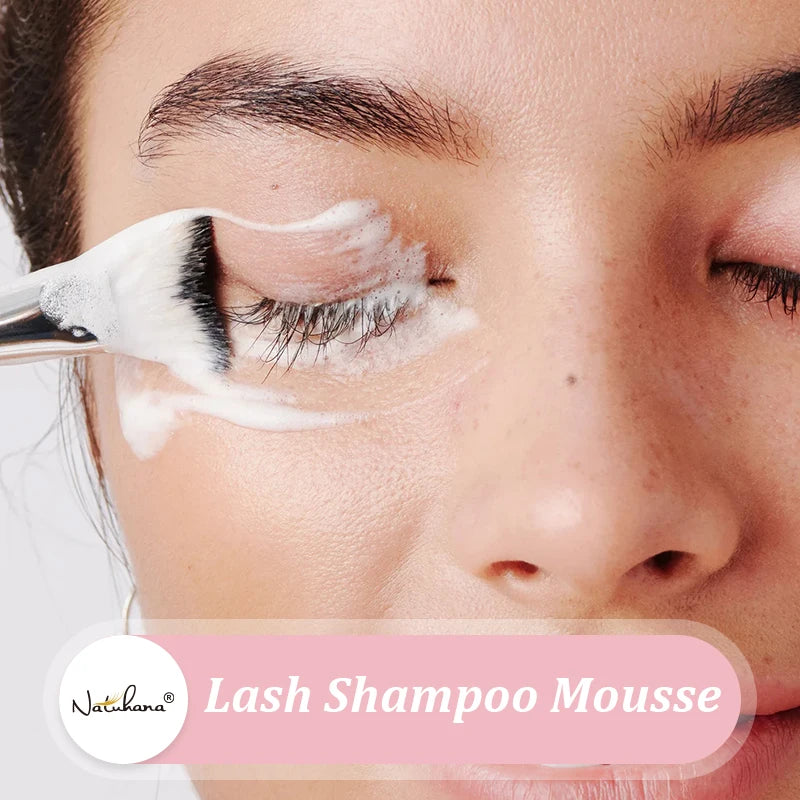 Nathumana 60ml yelus Extension Шампуа Musse ® Lashing Thoam for Fly yewes, safe & no-rriting Makeup Tool