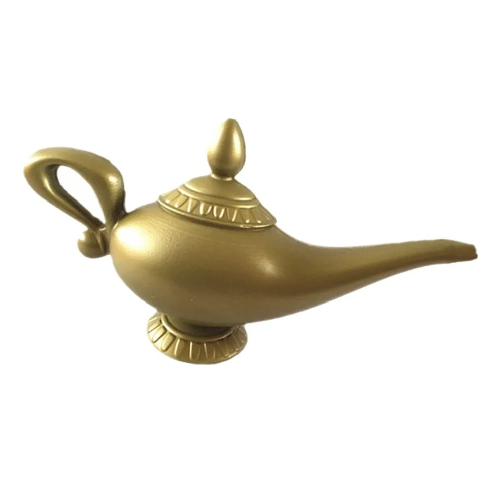 Aladdin Genie Lamp Prop - Vintage Decorative Teapot, Retro Magic Lamp Ornament на Хэллоуин, рождественское и вечернее украшение