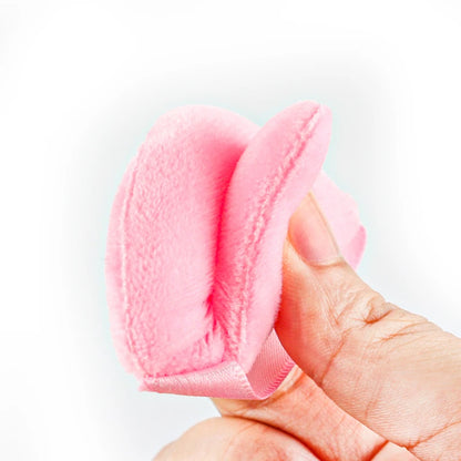 SHIDISHANGIN Triangle Velvet Powder Puff – Многоразовая косметическая губка, Mini Cotton Mappup Puff for Foundation, Eyeshow и Beature Tools (1/2/3/6pc)