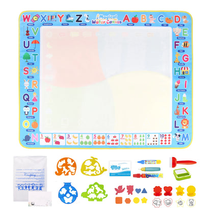 100x80CM Magic Water drawing Met ▸ Reusable Doodle Board Montesori Ovent Toy for Kids