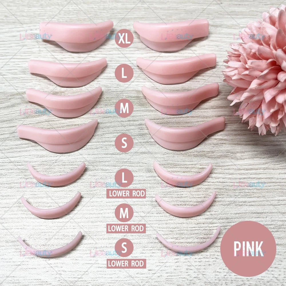 Libeauty 7 Paris Reusable Lash Lift Shield Pads – Silicone Eyelash Curler & Curling Iron Accessories, Makeup Tool